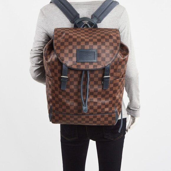 Louis Vuitton Damier Canvas Runner Backpack Bag - Picture 4 of 12